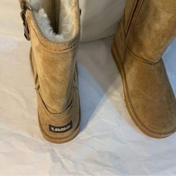 Lamo Tan Ankle Boots - Picture 5 of 11
